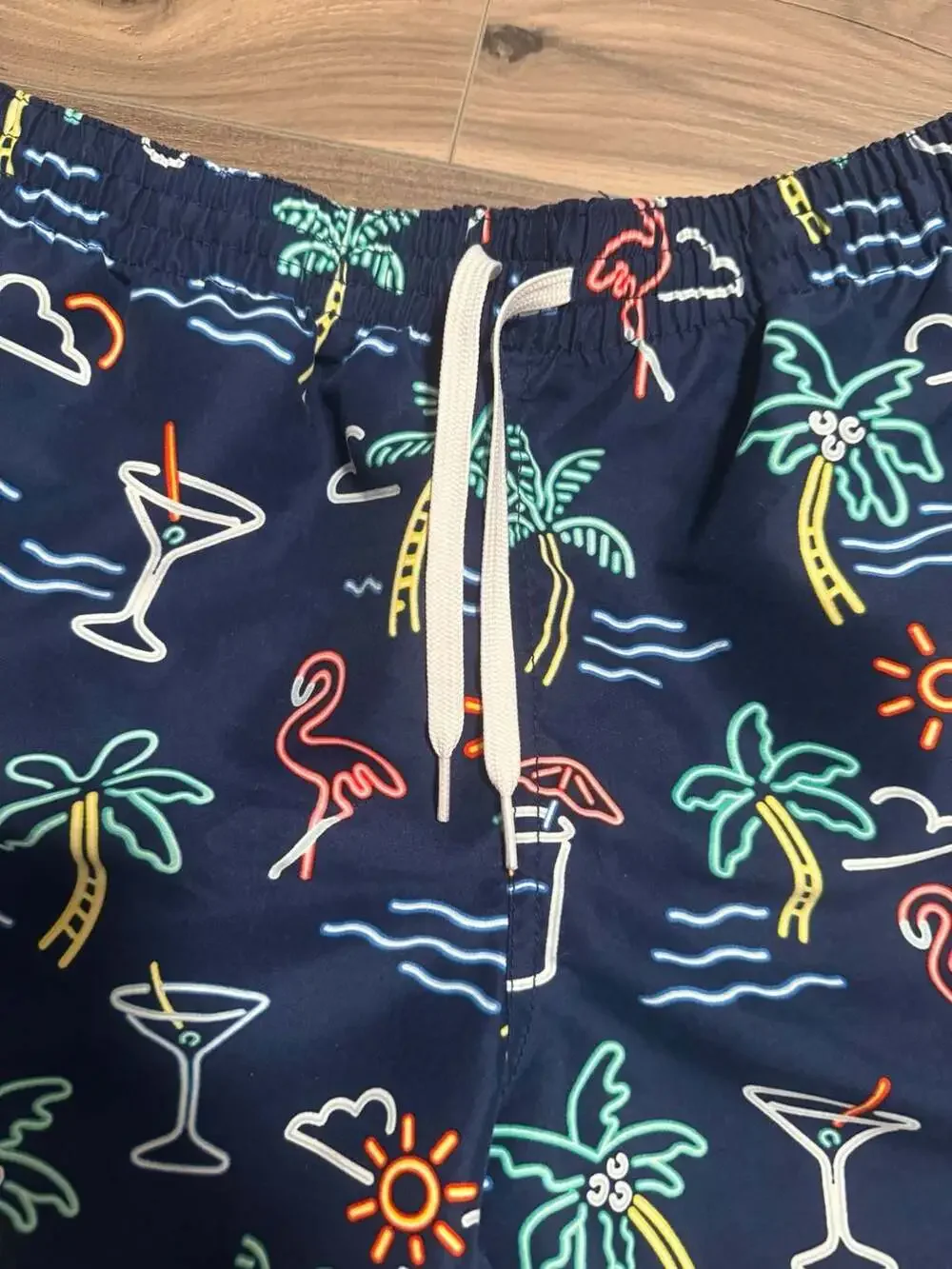 Chubbies The Neon Lights Classic Lined Swim Trunks
